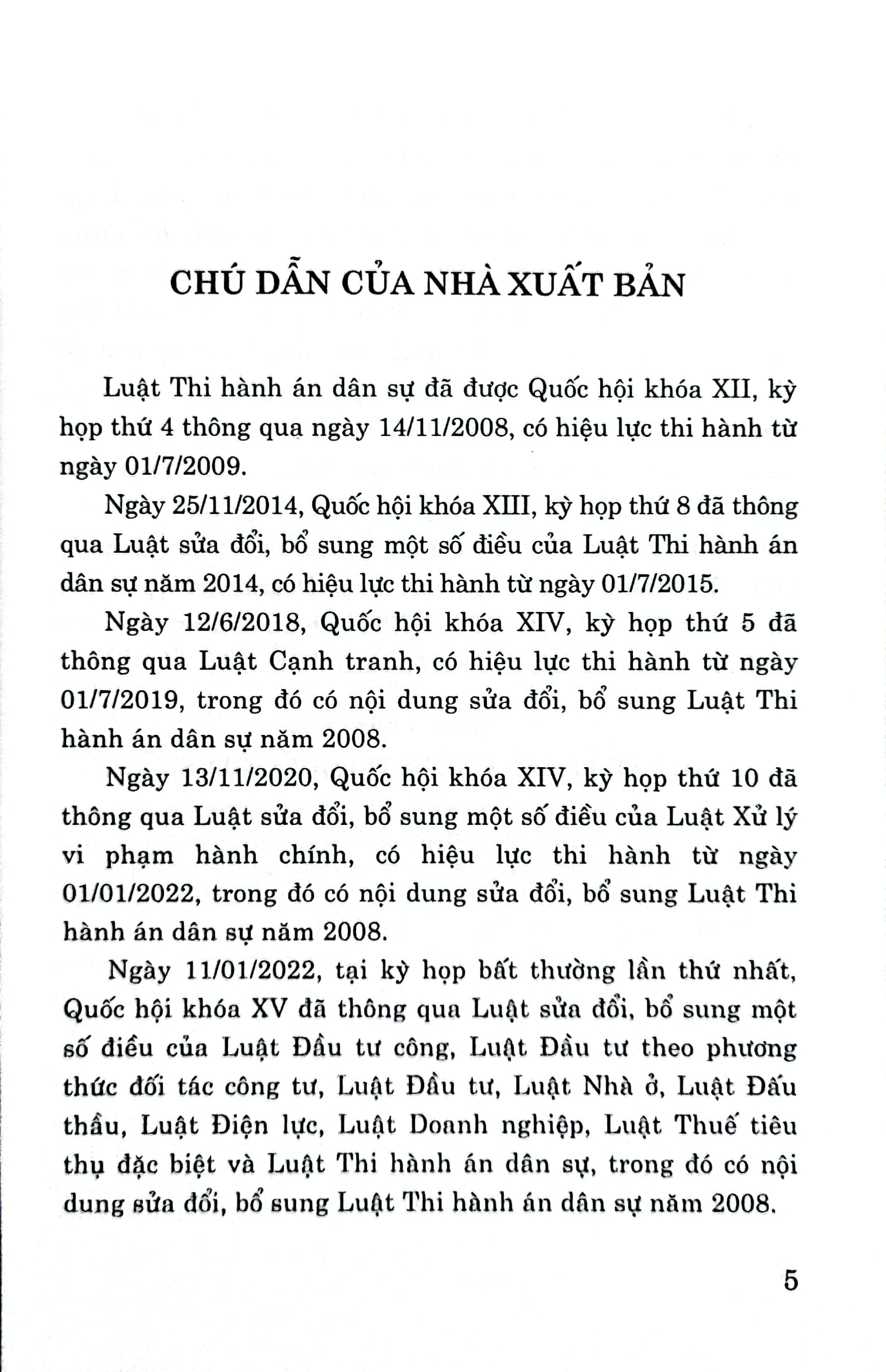 Luật Thi hành án dân sự (Hiện hành) (Sửa đổi, bổ sung năm 2014, 2018, 2020, 2022)