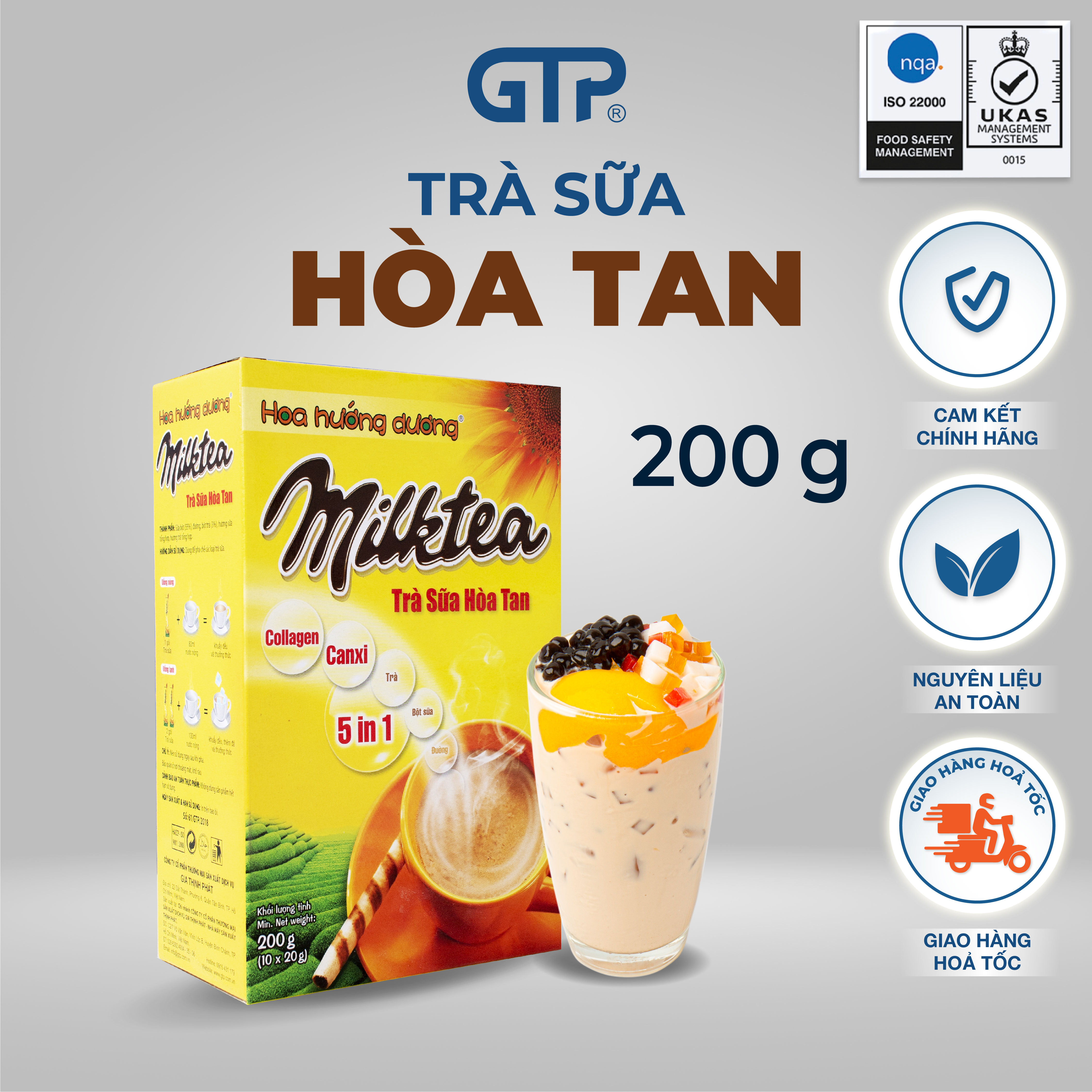 Trà Sữa Hoà Tan Instant Milk Tea Hoa Hướng Dương