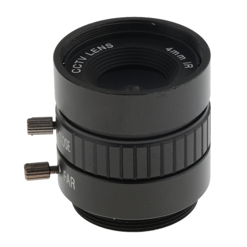 1/2" Fixed Iris 4mm 3MP F1.2 CCTV IR Lens CS Mount for Security IP Camera