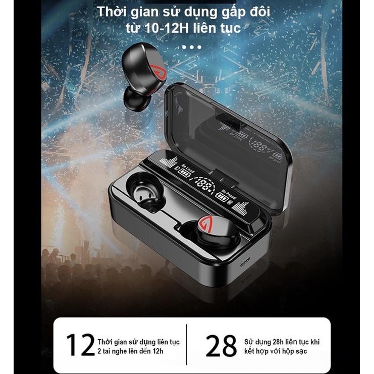 Tai nghe bluetooth gaming S10 Pro cao cấp, cảm ứng, hỗ trợ đàm thoại, nghe nhạc, kiêm sạc dự phòng Pon Case