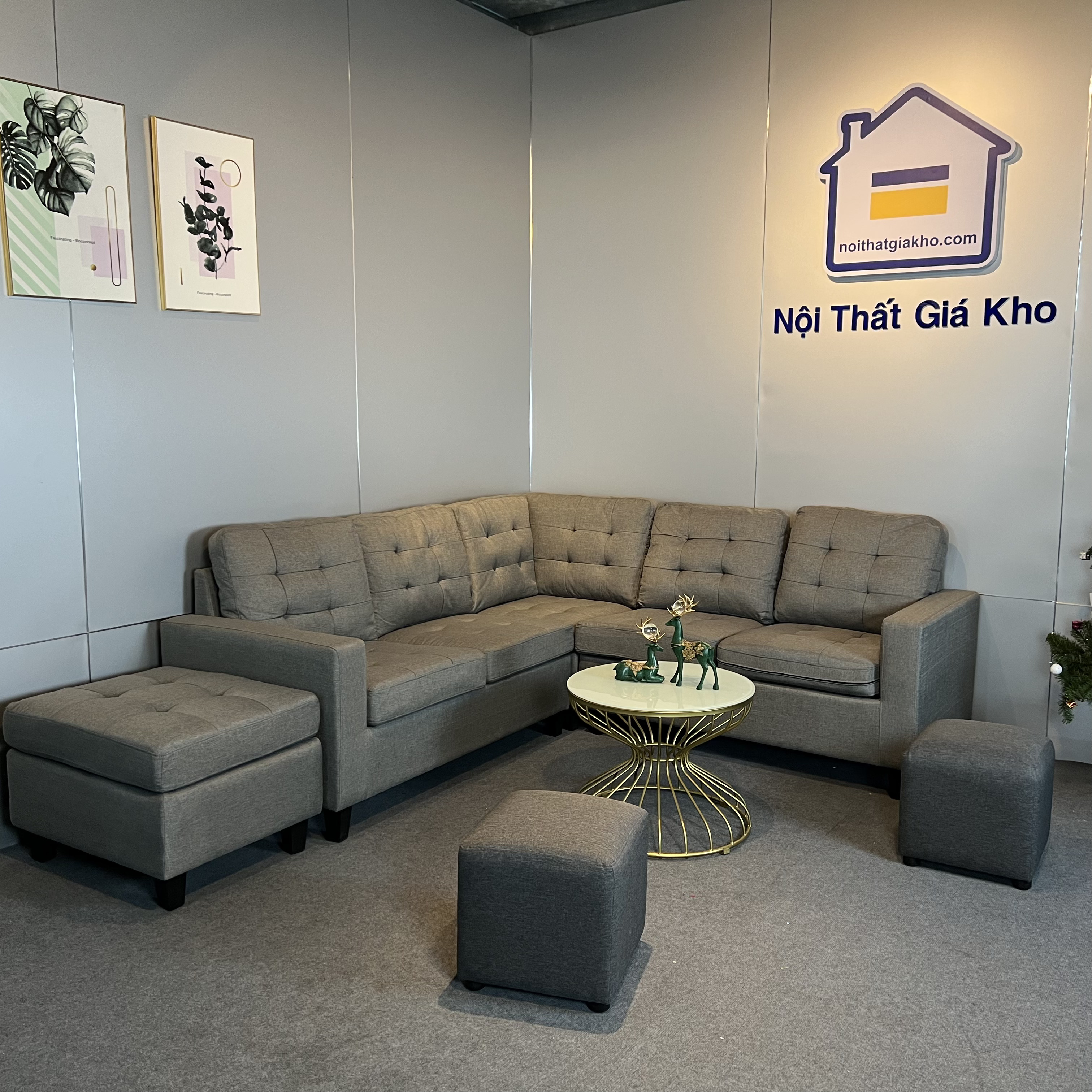 Ghế sofa phòng khách chữ L