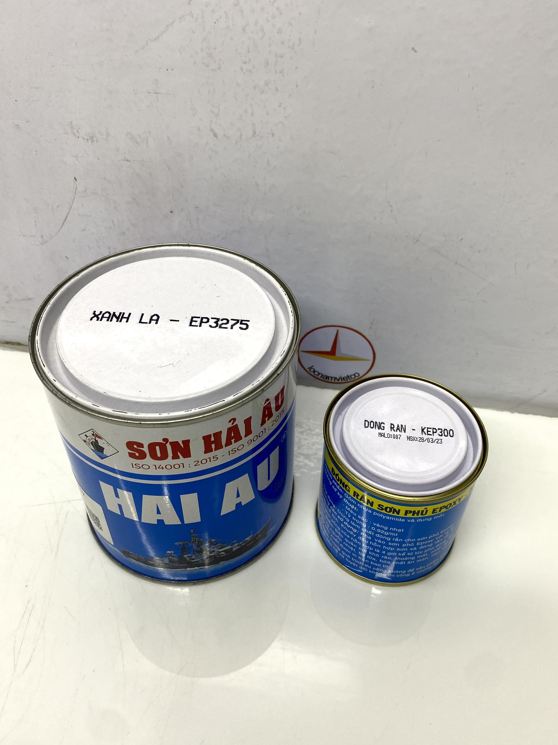 Sơn epoxy Hải Âu màu xanh lá EP275 1L/Bộ