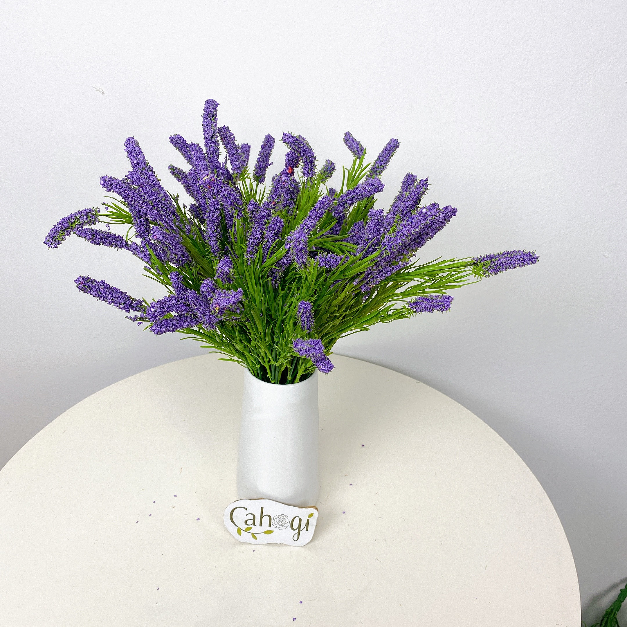 combo 5 Chùm Hoa Giả Lavender Xốp Siêu Đẹp 45 Cm