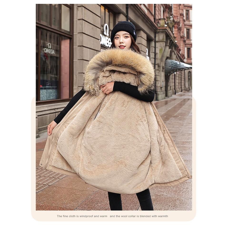 Áo phao lót lông cao cấp, Áo parka siêu đẹp cho nữ BB221 RumHana Fashion