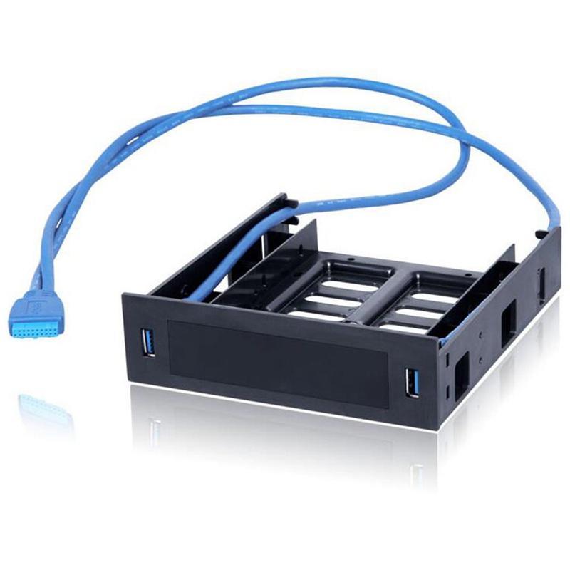 Khay Đựng Ổ Đĩa Mềm 2 X USB 3.0 3.5Inch / HDD / 2.5Inch SSD / HDD Sang 5.25