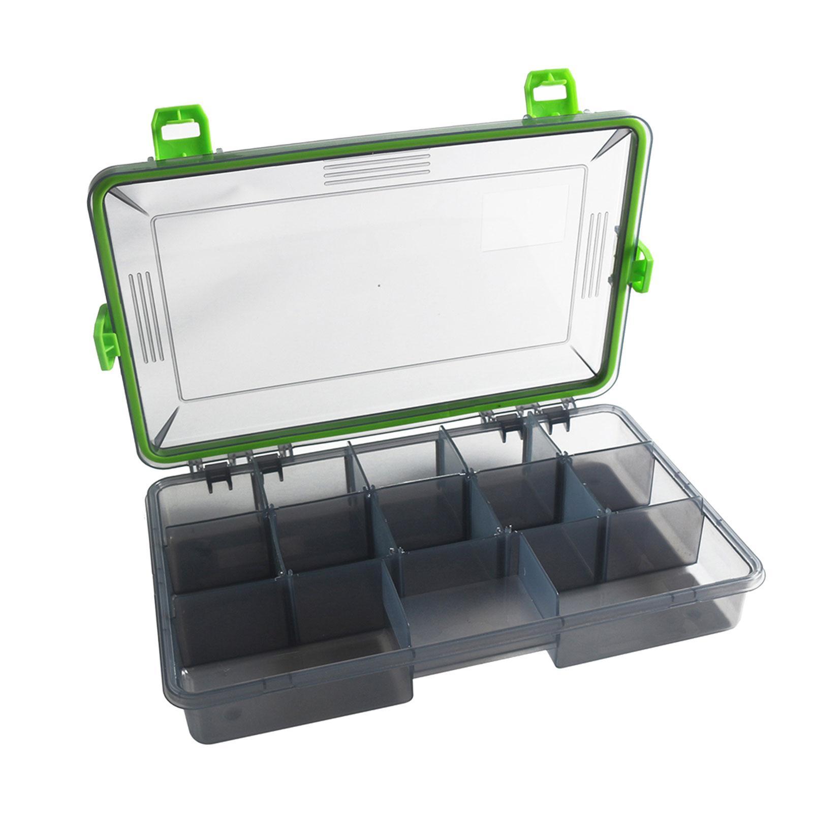 Fishing Tackle Box Tackle Storage Durable Multi Compartments Waterproof Lure Case Practical Lure Hooks Removable Inserts Container Organizer