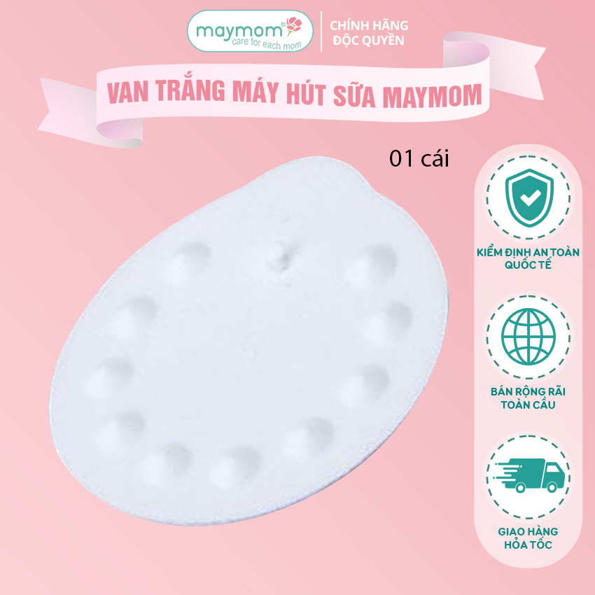 Van Trắng Máy Hút Sữa Maymom, Phụ Kiện Thay Thế Máy Medela Pump, Harmony, Swing, Mini Electric