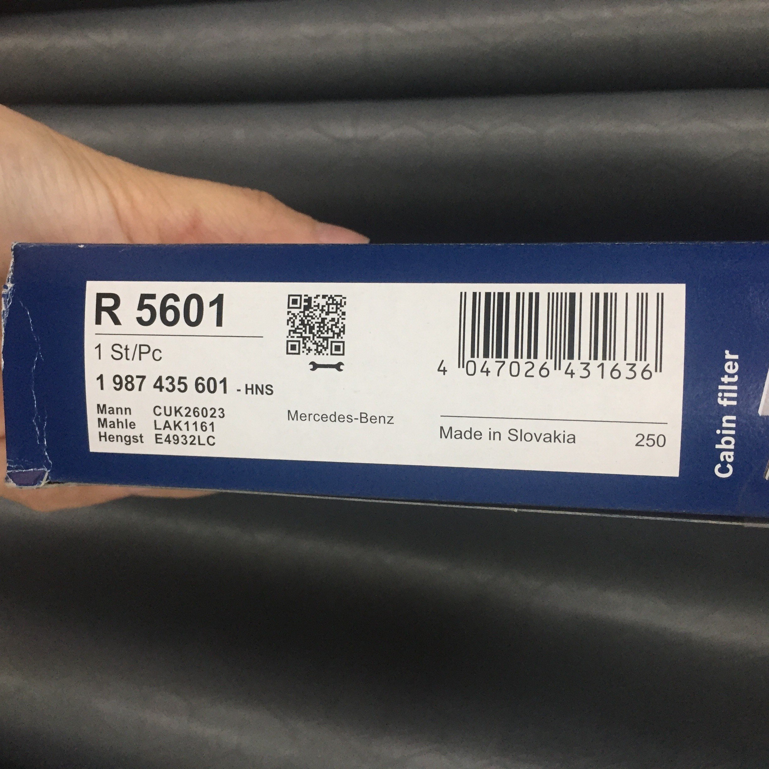 Lọc Máy Lạnh Than Hoạt Tính / BOSCH / R5601 ( lọc lạnh bên trong , GLC có 2 cái lọc lạnh ) GLC 2022 . | Hibushop