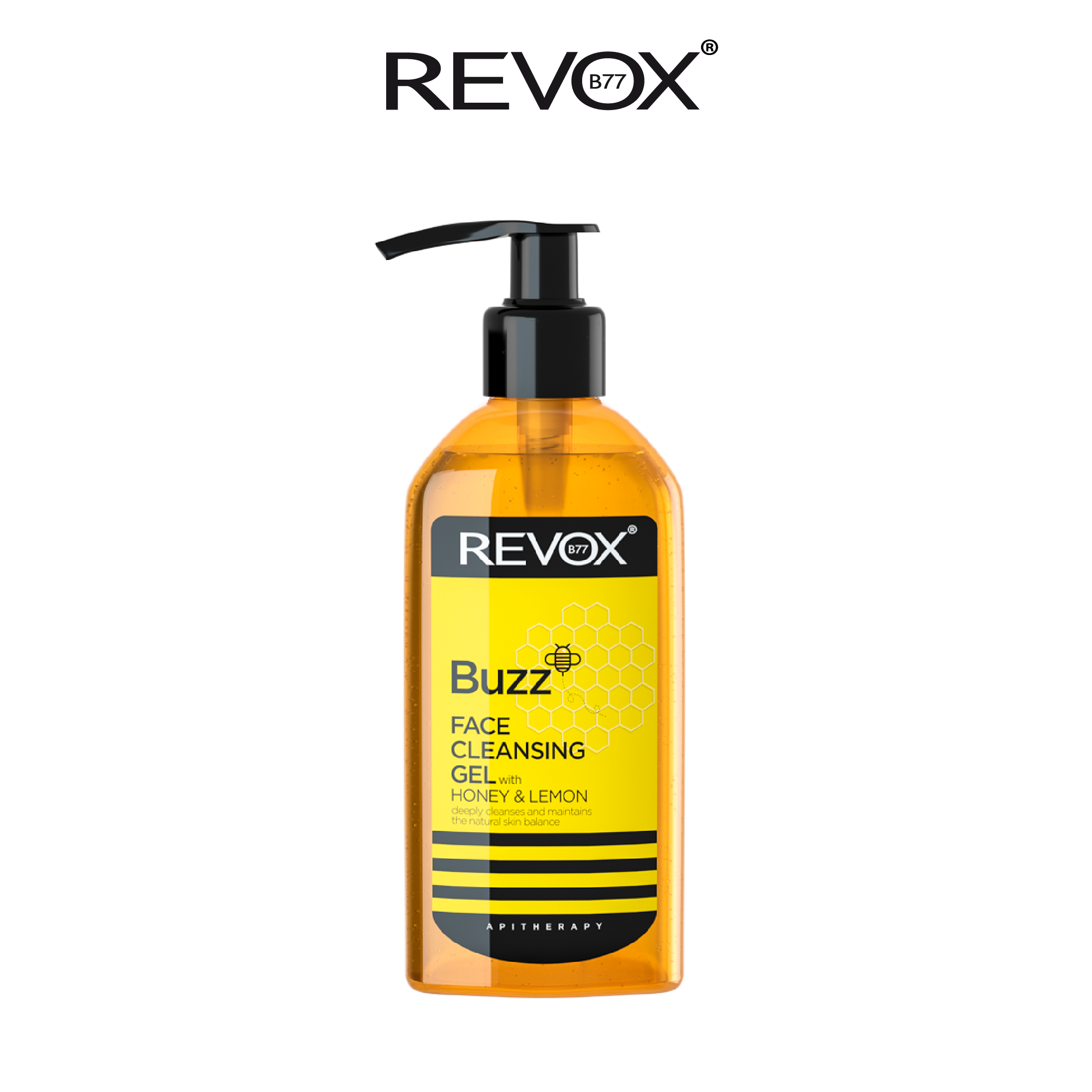 Gel rửa mặt Revox B77 Buzz- chiết xuất mật ong và chanh - 180ml