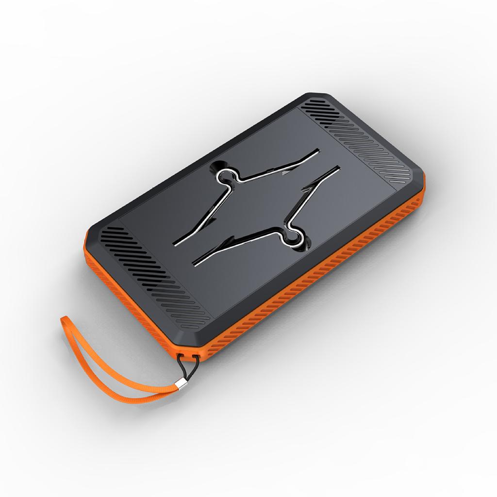 Solar Charger Power Bank 4000mAh Portable Dual USB Charger for Phones Green