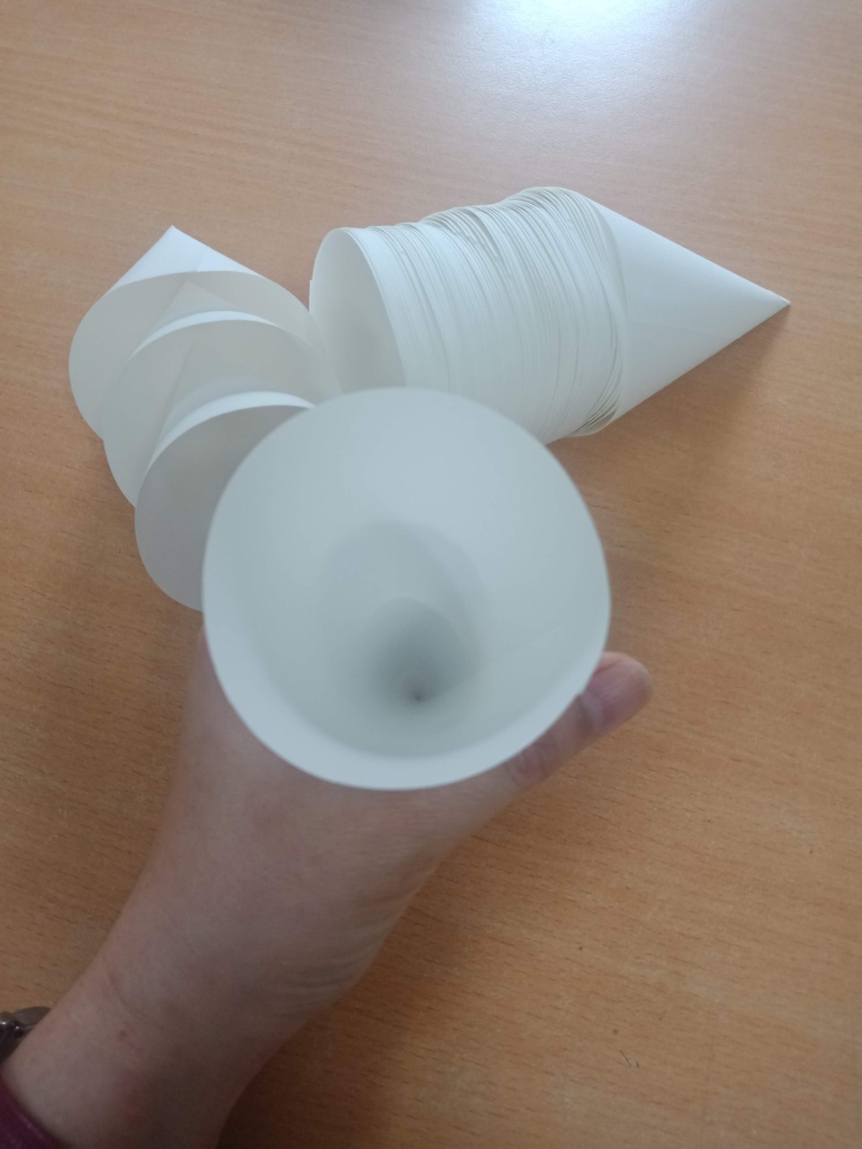 Cốc Giấy Hình Nón Dùng Một Lần