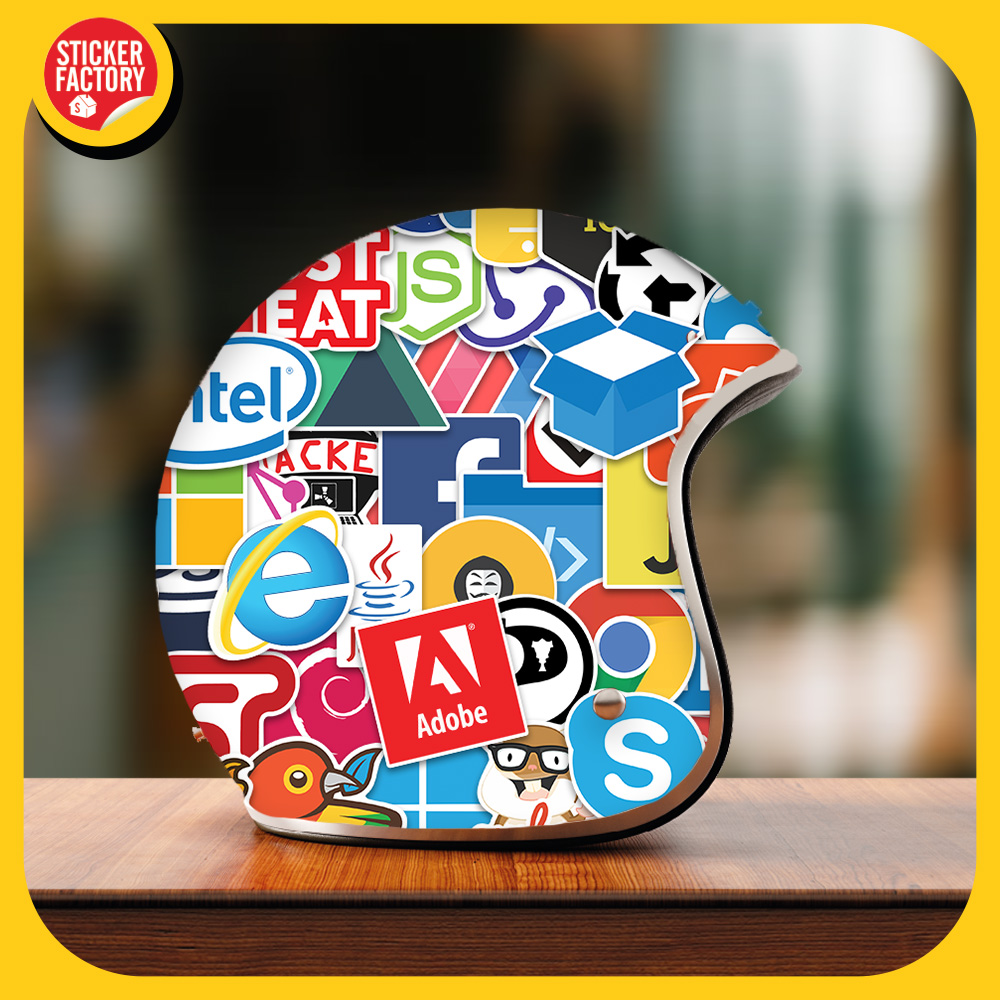 Developer lập trình viên - Set 100 sticker decal hình dán dễ thương - STICKER FACTORY