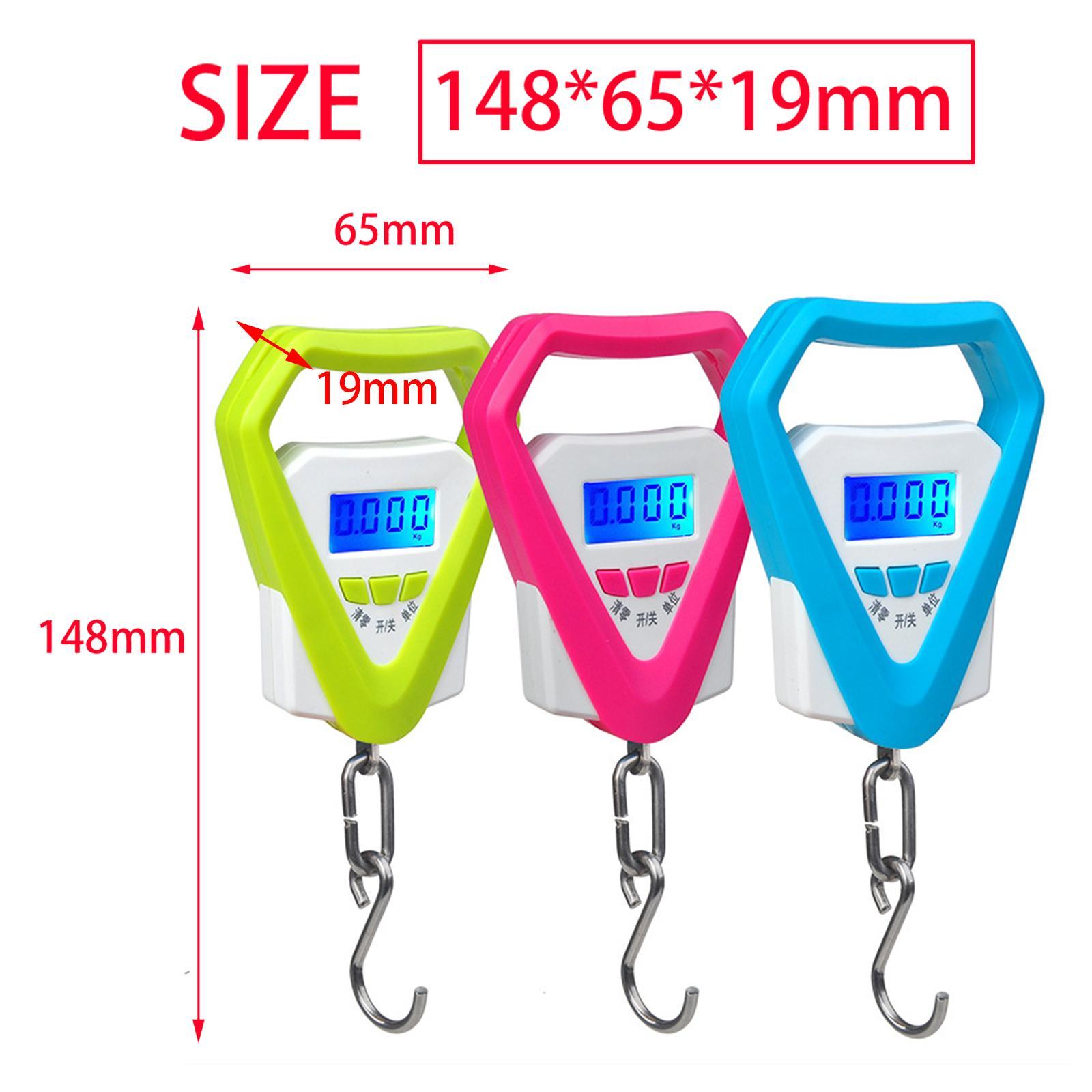 Electronic Hanging Weight Scale with Weight Hook 110lb /50kg for Travel Bag