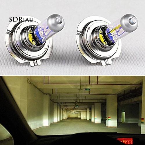 Bộ 2 đèn pha halogen xe hơi độ sáng cao H7 55W 12V