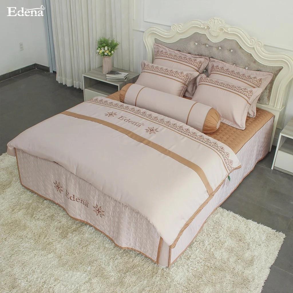 Bộ Ga Chần Gòn Tencel Edena 773 Gồm 5 Món