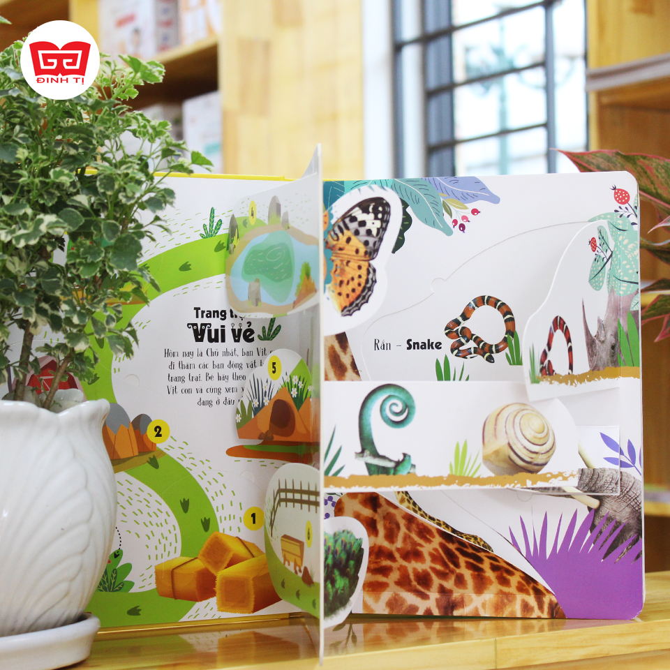 Sách Tương Tác Lật Mở Khám Phá Khổ lớn - Lift The Flap - Đinh Tị