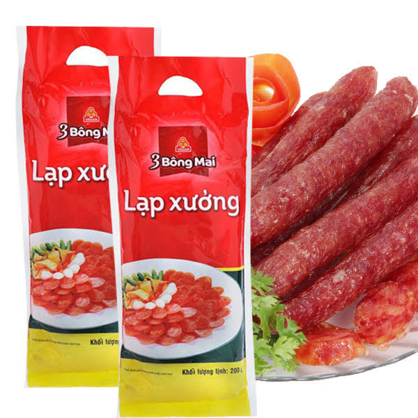 - Lạp xưởng 3 bông mai Vissan - Loại 200g