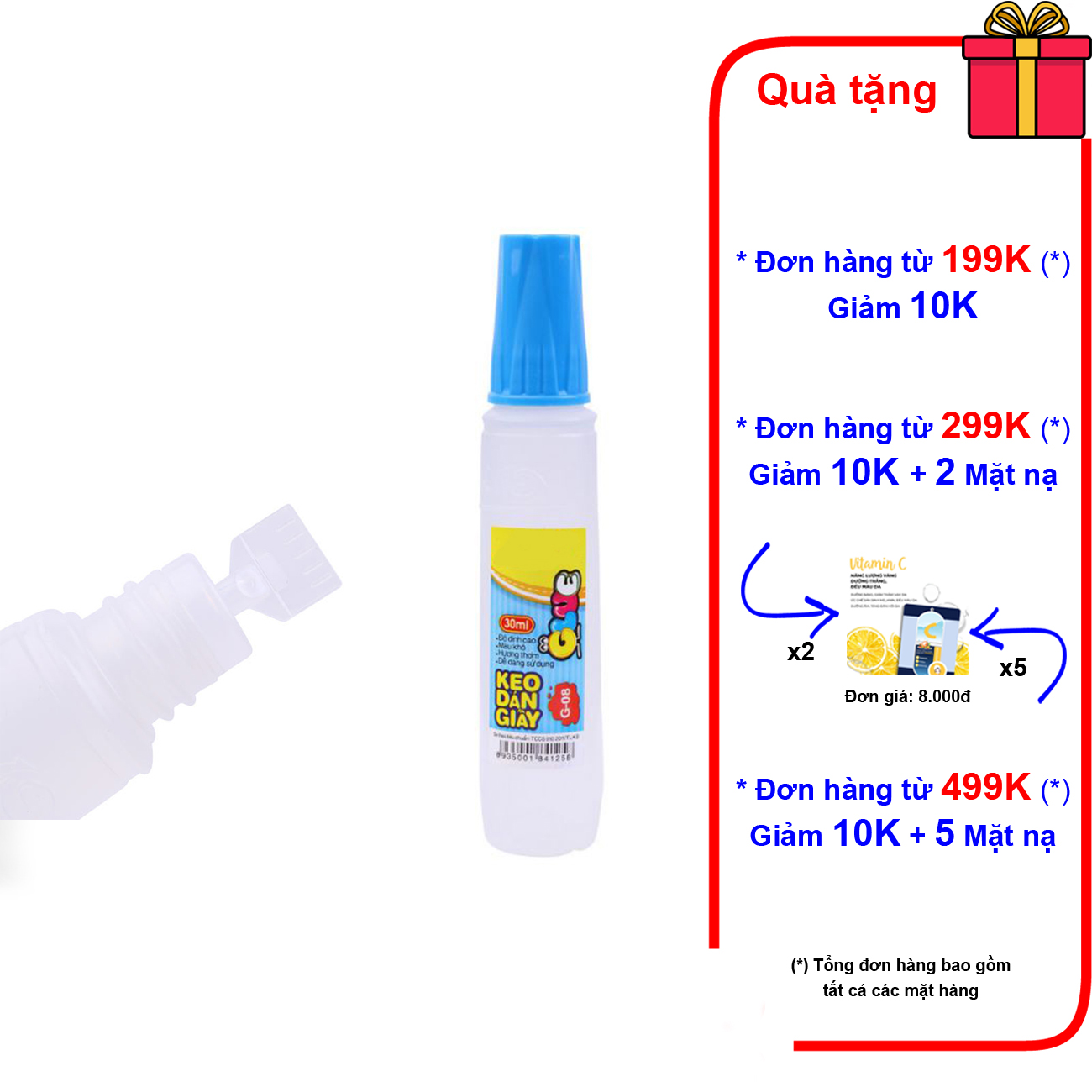 5 chai hồ nước G-08 30ml