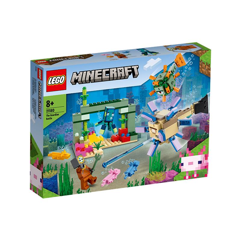Đồ Chơi LEGO MINECRAFT Trận Chiến Giám Hộ Dưới Đáy Biển 21180