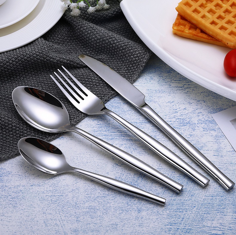 Set 3 dao (22cm), muỗng (19.5cm), nĩa (19.5cm) inox