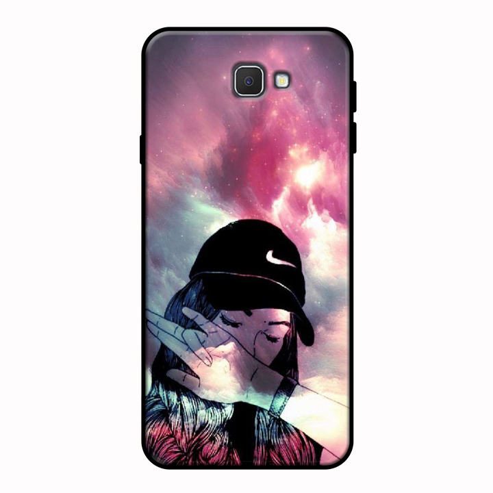 Ốp lưng điện thoại Samsung Galaxy J7 Prime viền dẻo TPU BST Cô Nàng Cá Tính Mẫu 5