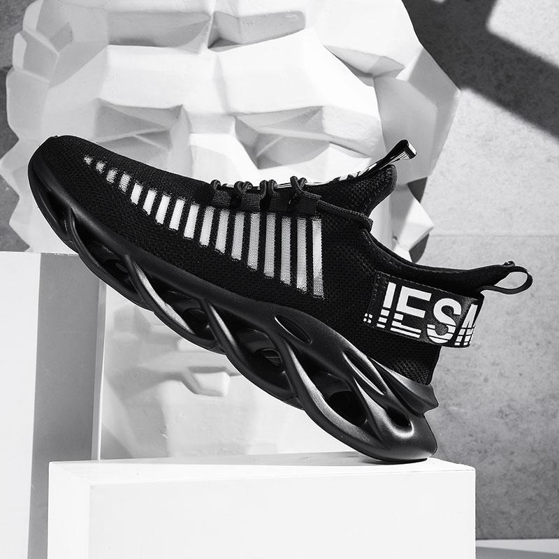 Giày chạy bộ nhẹ giày thể thao mới Giày thể thao lớn Kích thước lớn giày thể thao thoáng khí thời trang đi bộ giày bình thường 46 Color: Beige Shoe Size: 43