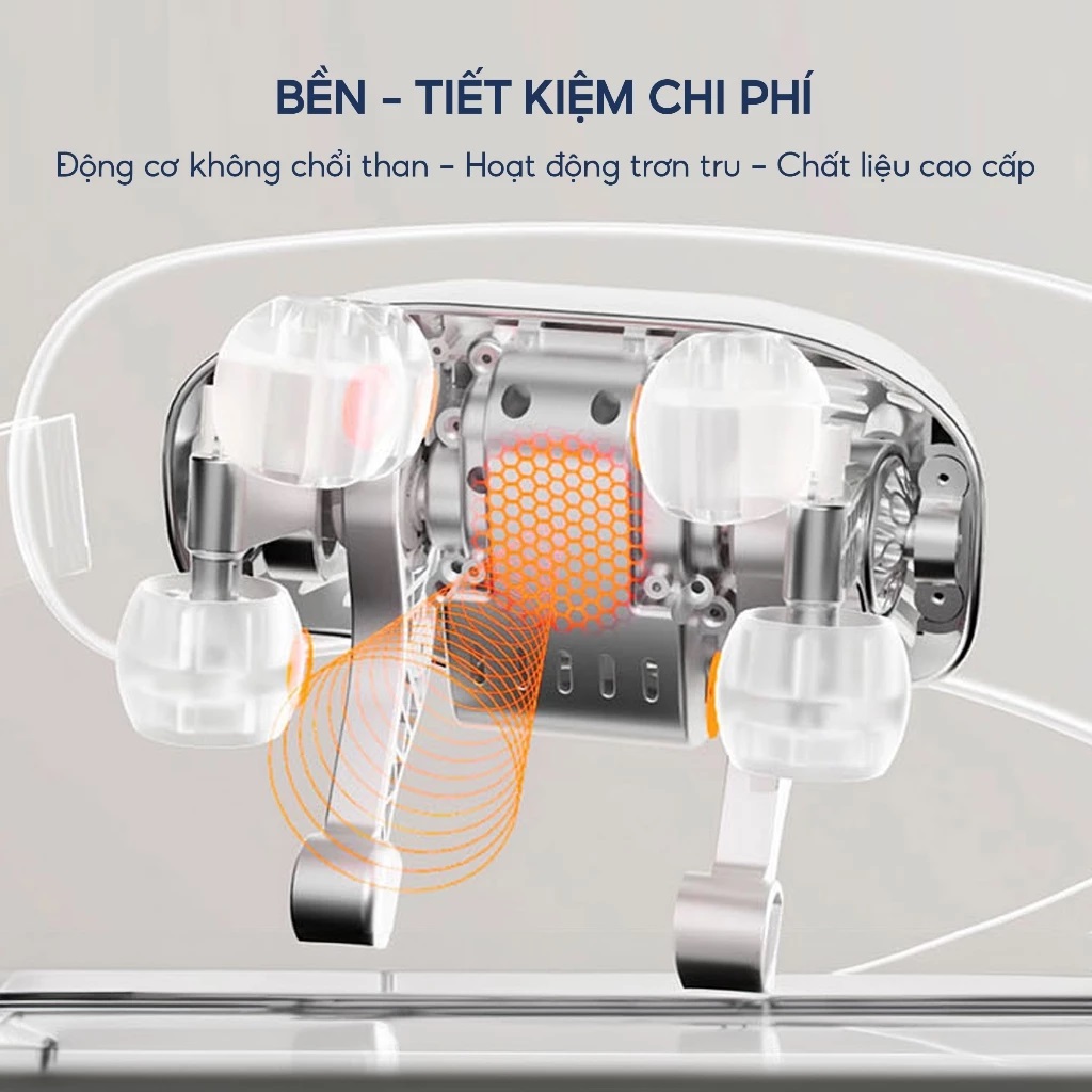 Máy Massage Cổ Vai Gáy Sothing Bumas M3 Pro - Massage Chườm Ấm 8 Điểm Chạm, Điều Chỉnh Linh Hoạt Và Dễ Dàng- Hàng chính hãng