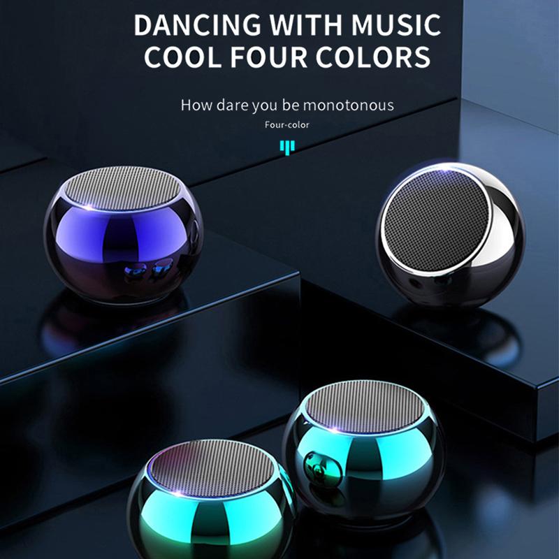 Điện thoại di động Loa Bluetooth Loa siêu trầm hộp âm thanh nhỏ không dây chất lượng cao Loa di động gia đình Quà tặng máy nghe nhạc Màu sắc: Type1 Xanh lục