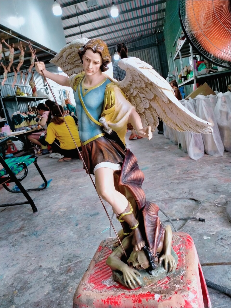 Tượng Tổng Lãnh Thiên Thần Mikae cao 60 cm