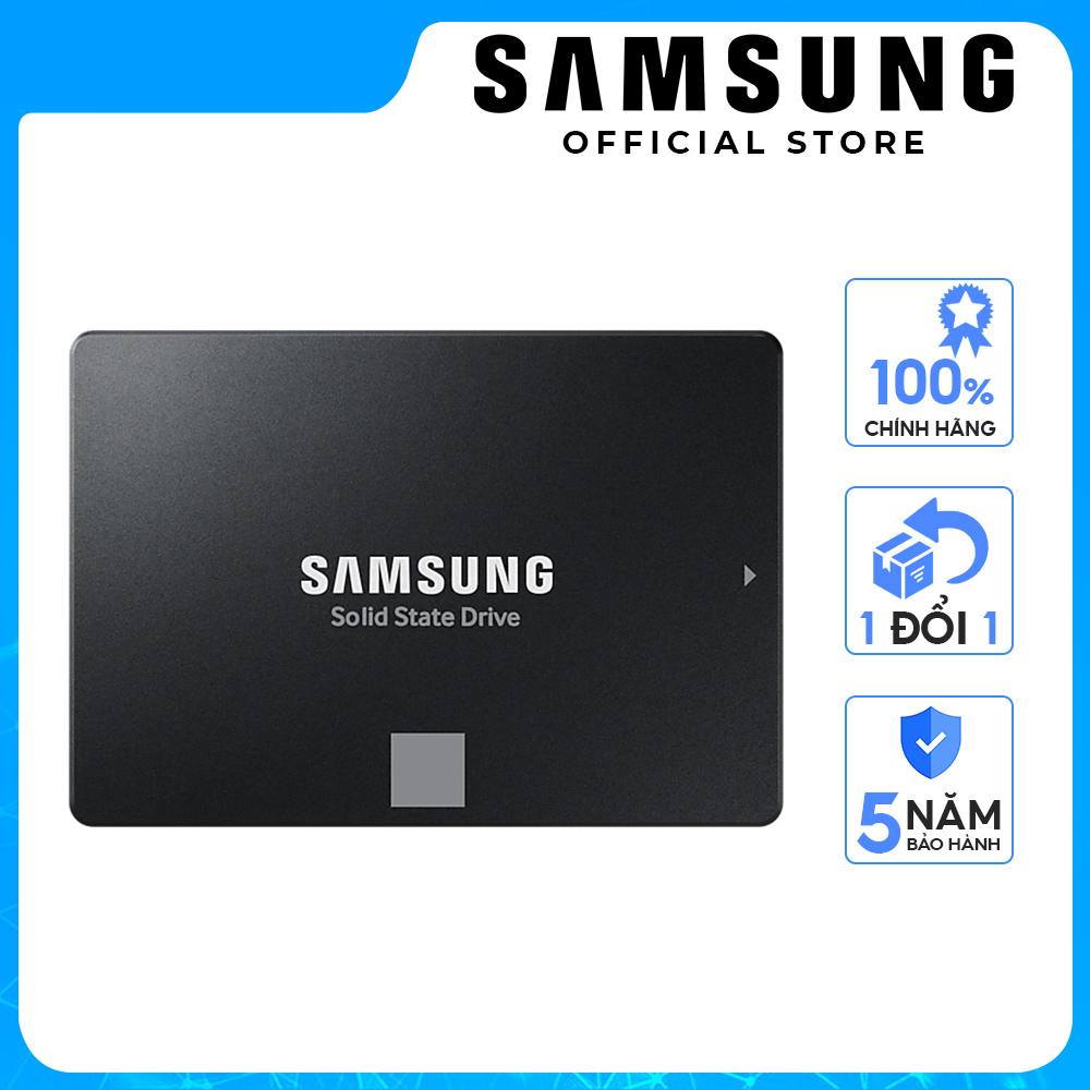 Ổ Cứng Gắn Trong Ssd Samsung 870 Evo 250Gb 500Gb 1Tb 2.5 Inch Sata 3 - Hàng Chính Hãng - 1Tb