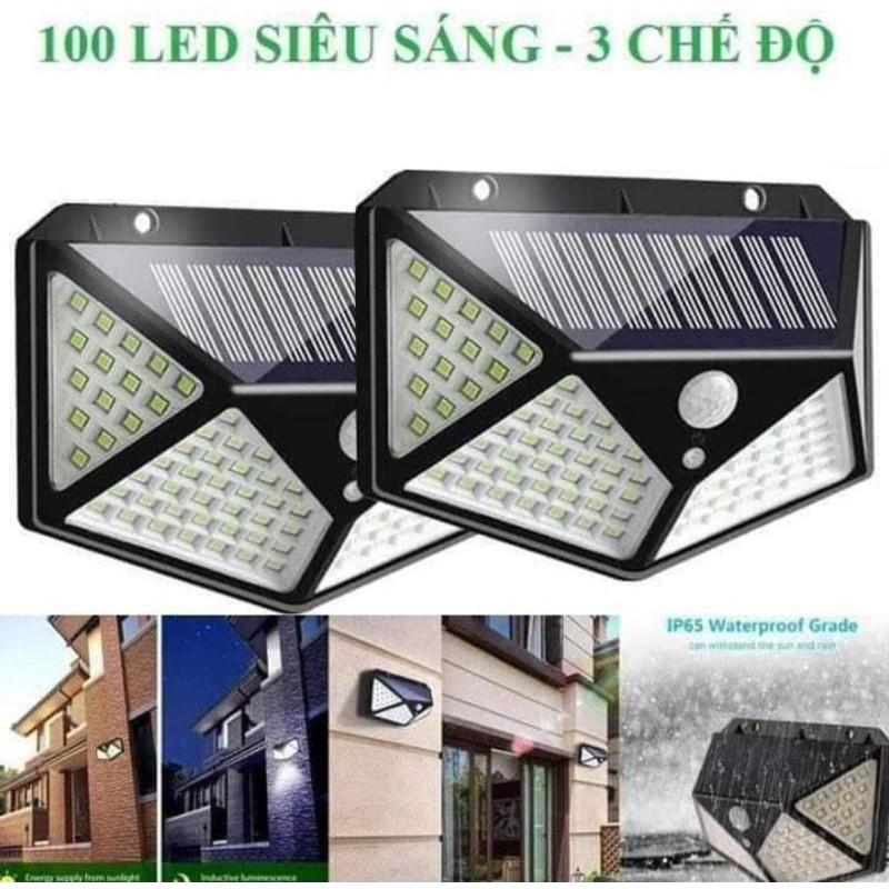 Đèn năng lượng cảm biến mặt trời 100 led