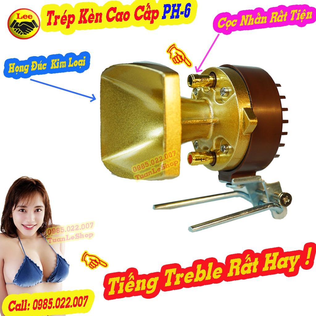 2 LOA TREBLE PH-6 KÈM CHÂN, TẶNG 2 TỤ 2.2 SỊN, HỌNG GANG ĐÚC MẠ VÀNG, TIẾNG RẤT HAY- HÀNG NHẬP CHẤT LƯỢNG