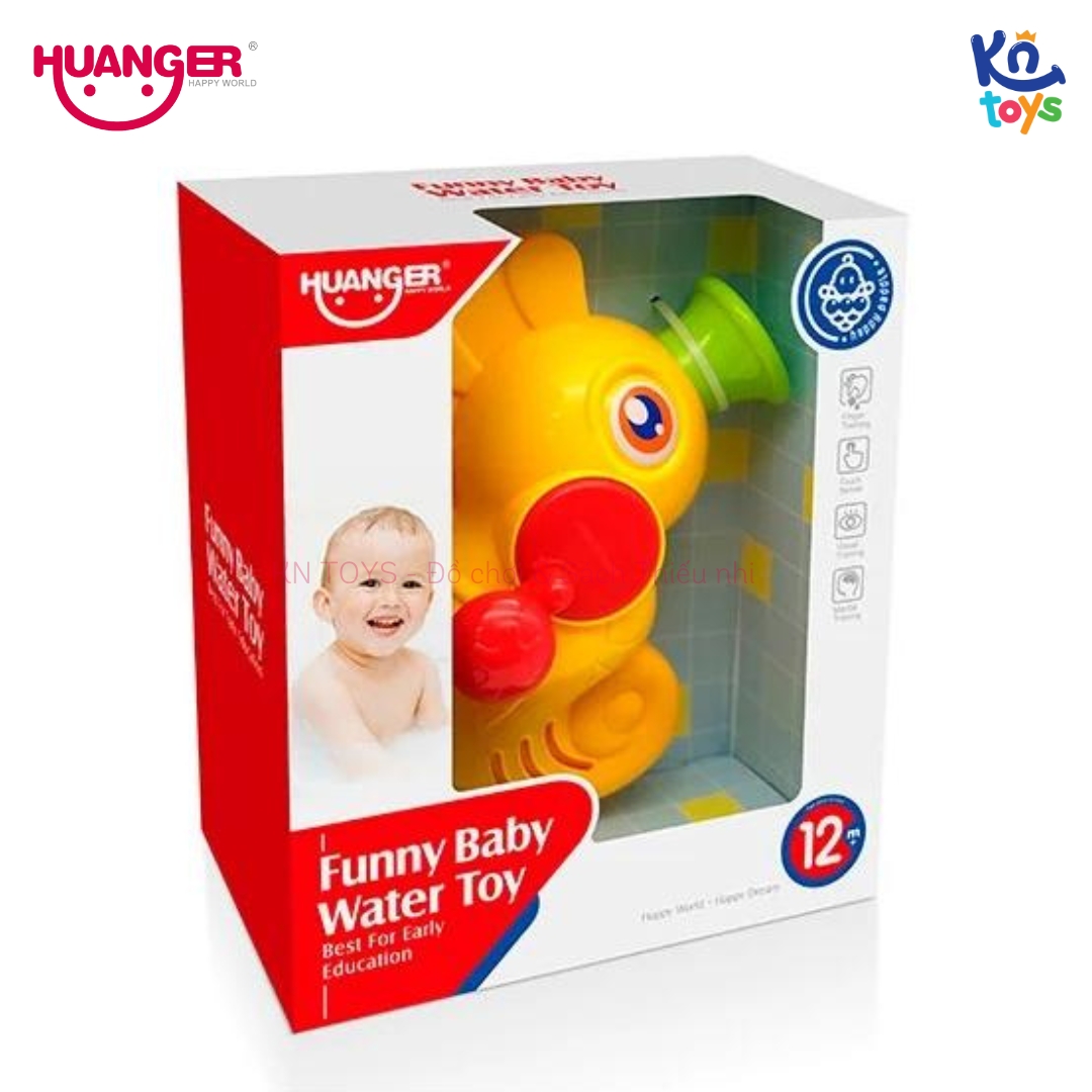 Đồ Chơi Nhà Tắm HUANGER Funny Baby Water Toy HE0269 – Chú Cá Ngựa Phun Nước Cho Bé Từ 12 Tháng Tuổi