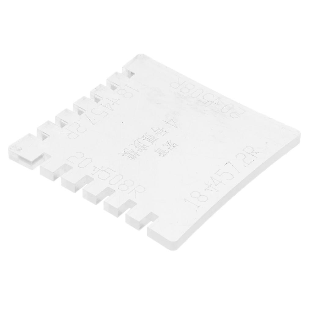 Acrylic Guitar Fretboard Ruler String Action  Gauge 7.25-9.5inch