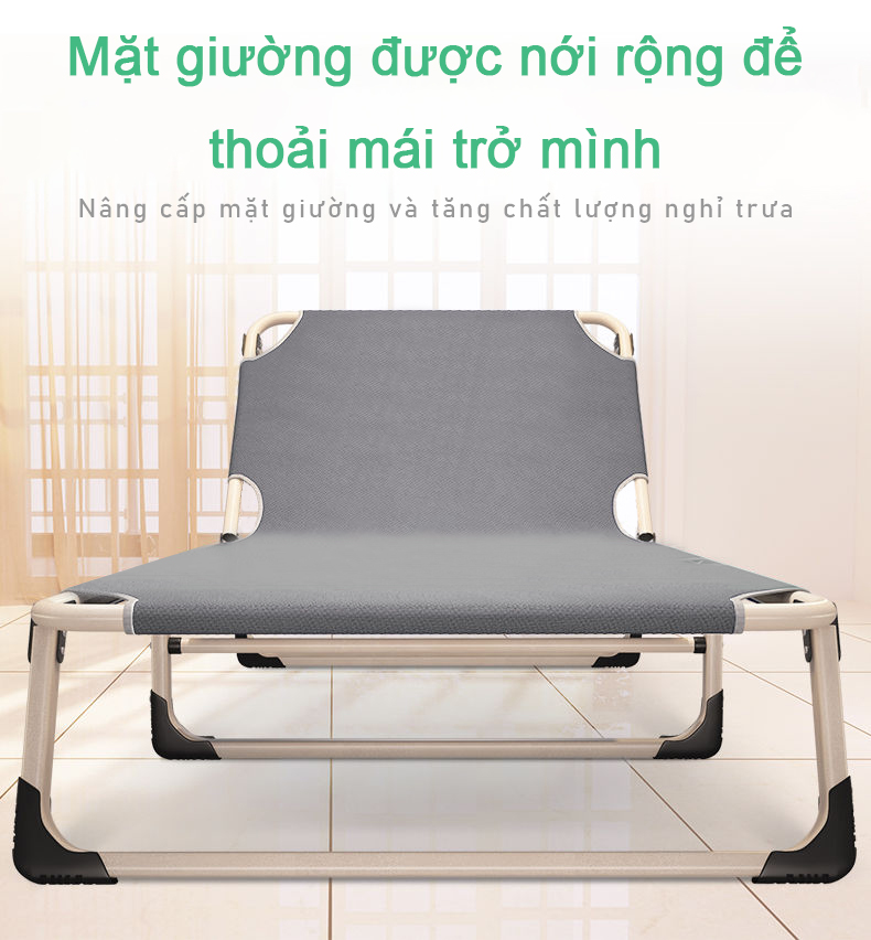 Giường xếp nghỉ ngơi một ngườ, thiết bị nghỉ trưa văn phòng,Có thể điều chỉnh góc độ, có thể tựa có thể nằm, Giường rộng lớn, tùy ý trở mình