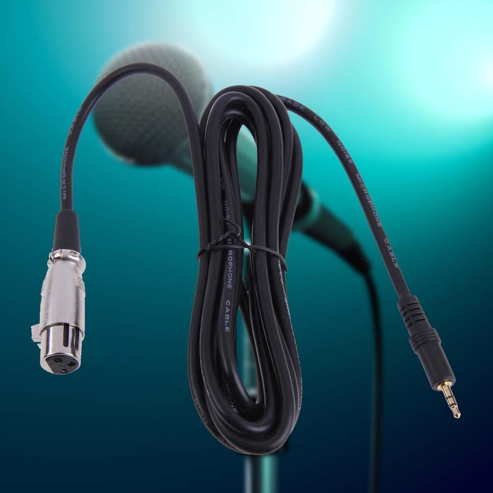 Dây Cáp Khuếch Đại Âm Thanh Cho Micro Đầu Cắm 3.5Mm XLR