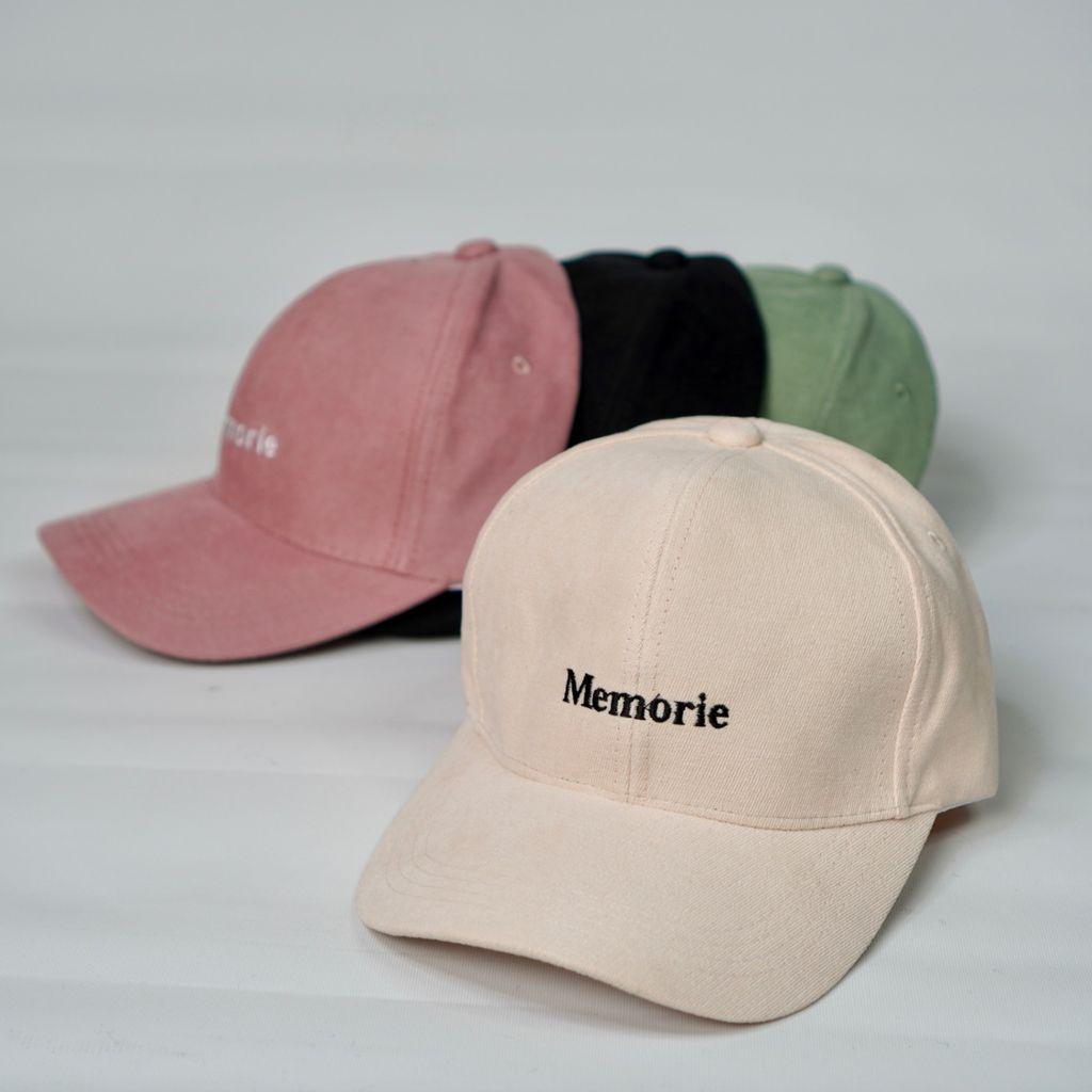 Mũ lưỡi trai ️ Nón kết thêu chữ Memorie phong cách Ulzzang form unisex nam nữ N01