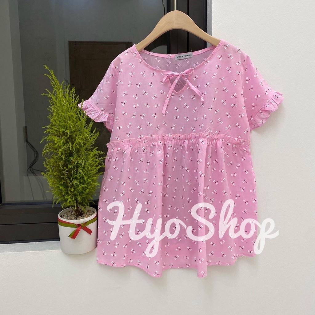 Áo bầu MÙA HÈ cộc tay babydoll đẹp cho mẹ bầu mặc nhà, đi làm, đi chơi freesize 45-68kg