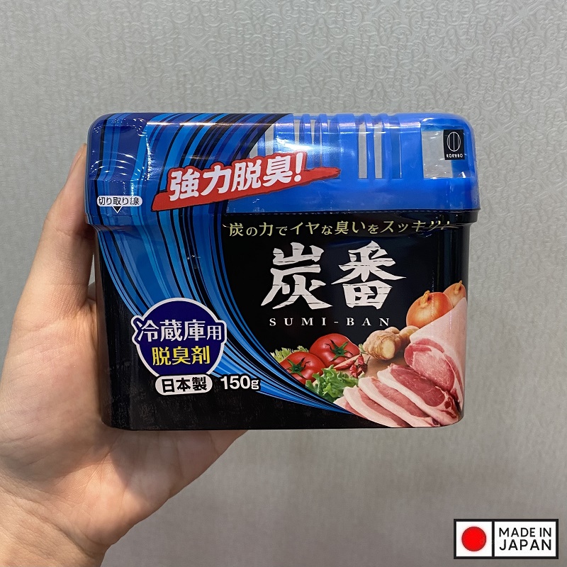 Sáp khử mùi tủ lạnh - than hoạt tính Kokubo 150g - Made in Japan