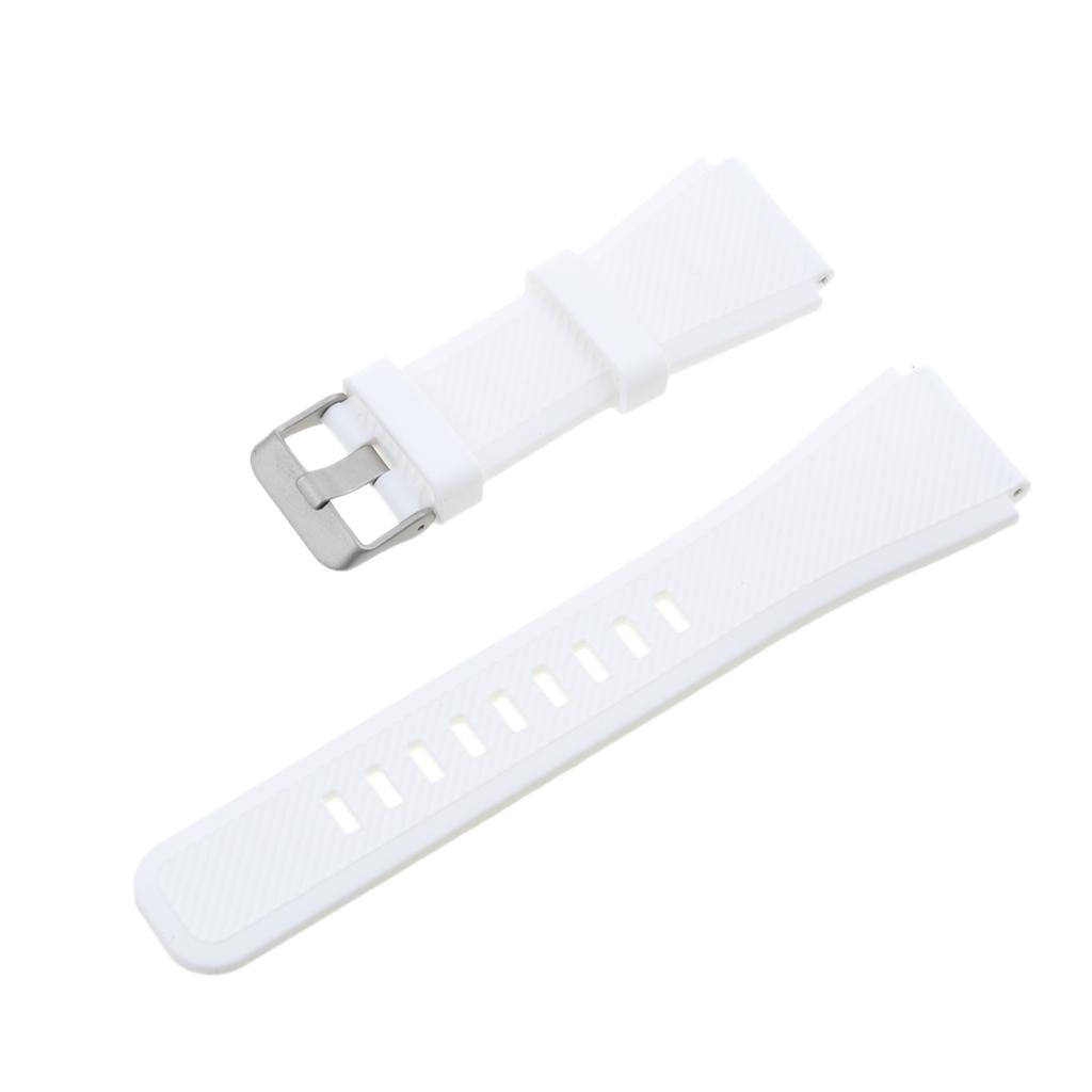 2Pieces Silicone Watchband Strap For Samsung Gear S3 Classic Smart Bracelet