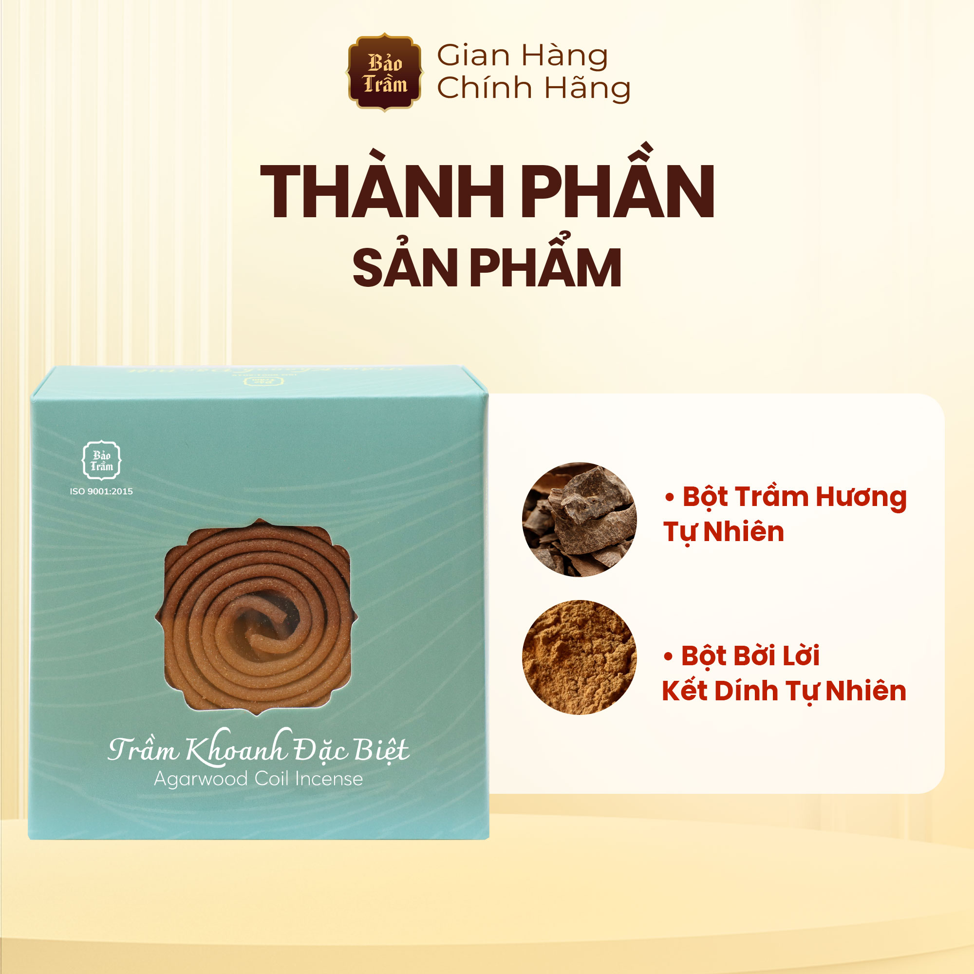 Combo Trầm hương "Đón Tết" gửi trọn an lành mở lối cát tường đầu xuân thương hiệu Bảo Trầm