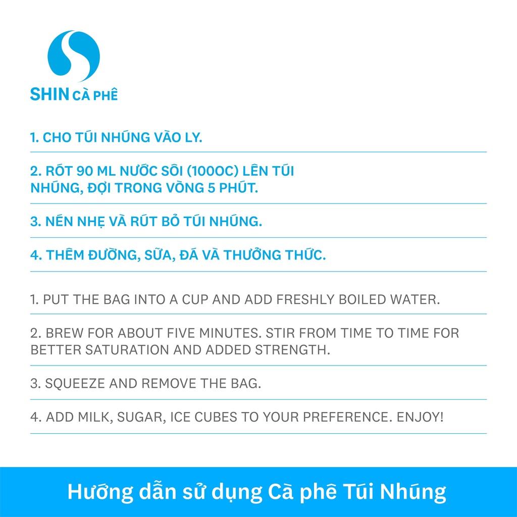 SHIN Cà Phê - Việt Nam Collection Bộ sưu tập cà phê túi nhúng vùng miền 10 túi