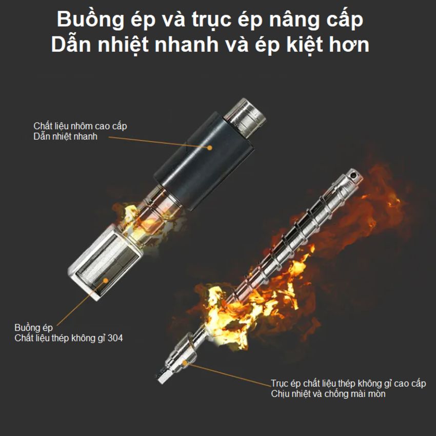 Máy ép dầu thực vật Nóng và Lạnh thương hiệu Anh Quốc AOSIDA WF-J118 - Hàng nhập khẩu