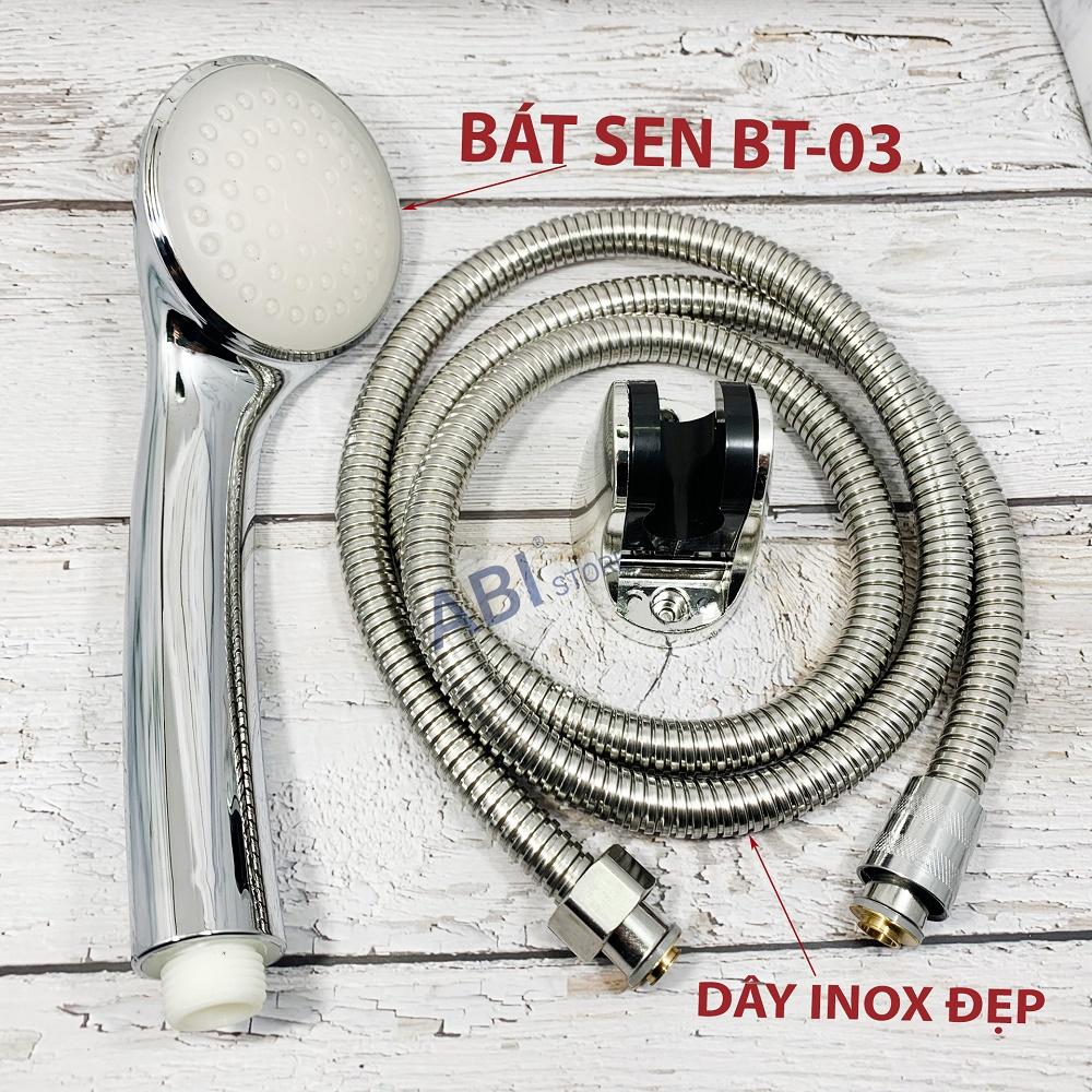 Bộ dây bát sen tắm BT-03 mạ crome hàng đẹp