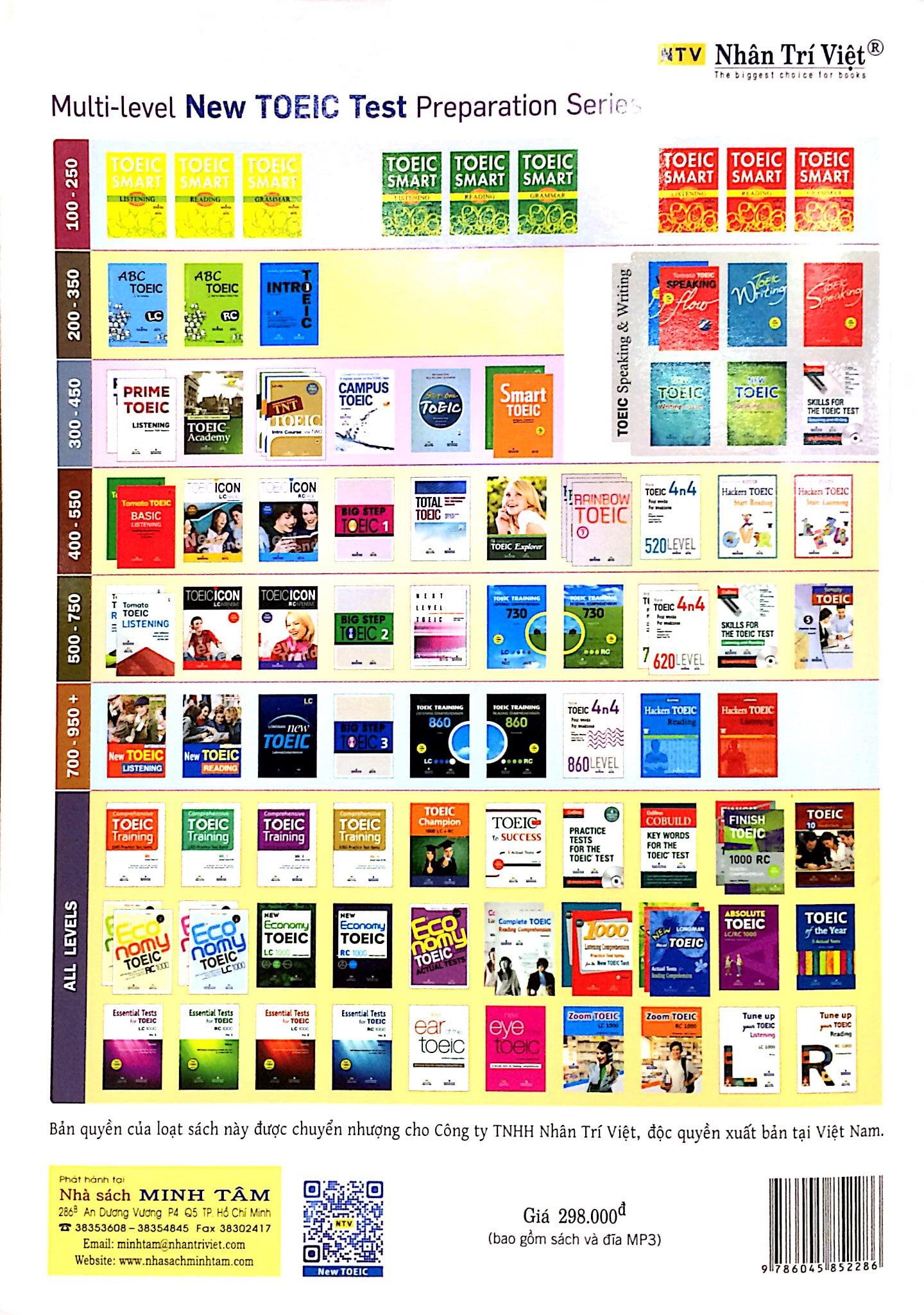 Comprehensive Toeic Training 1000 Practice Test Items (Vol 4) - Kèm CD