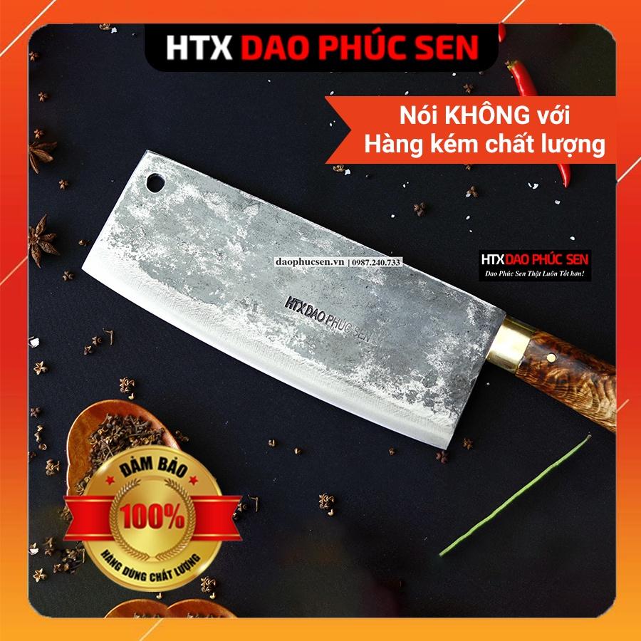 Dao Phúc Sen - Dao Chặt Gà Cán Cẩm Khâu Đồng G05D