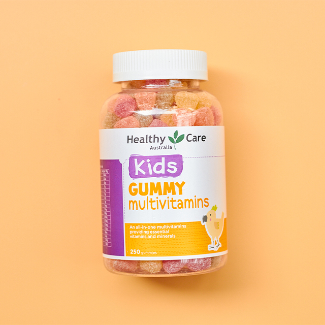 Healthy Care Kids Gummy Multivitamin 250v Của Úc - Kẹo Dẻo Bổ Sung Vitamin Cho Bé