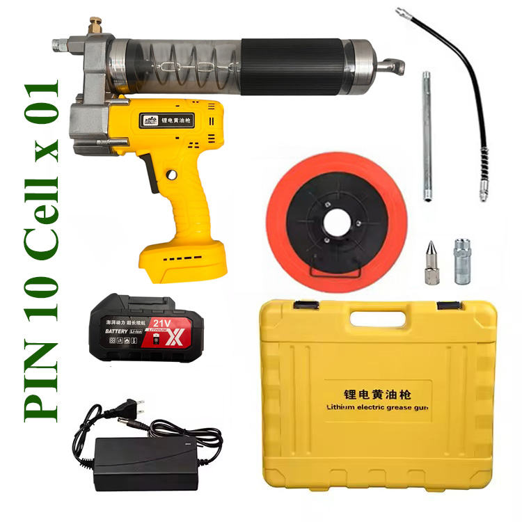 Máy Bơm Mỡ Dùng Pin Suoli SL-LD-A001 – Súng Bơm Mỡ Lithium Không Dây, Áp Lực Cao