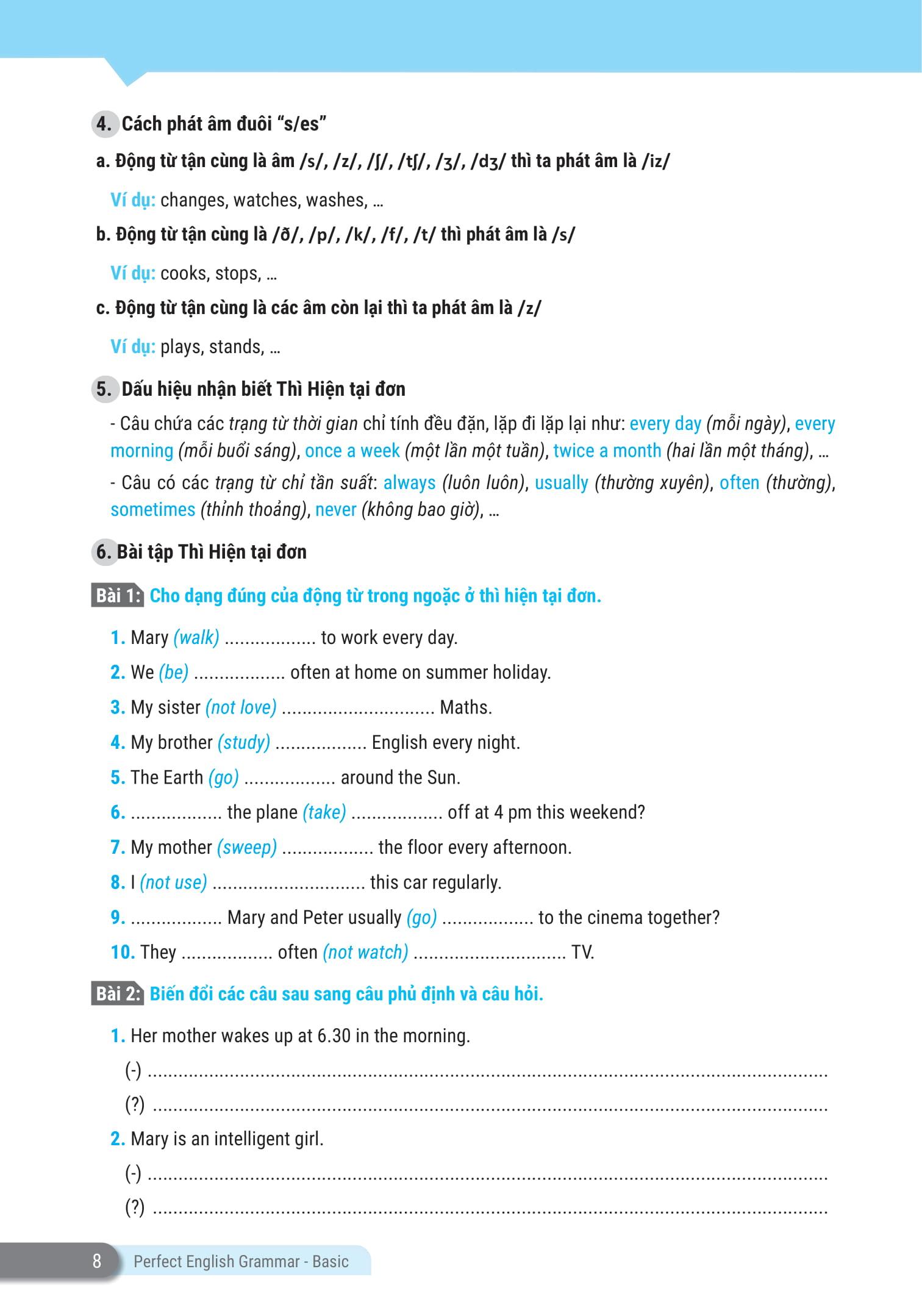 Perfect English Grammar - Cẩm Nang Tự Học Toàn Diện Ngữ Pháp Tiếng Anh - Basic