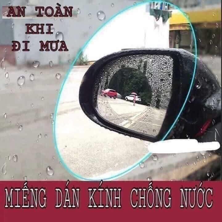 Miếng Dán Kính Chống Nước Cho Gương Ô Tô Xe Máy